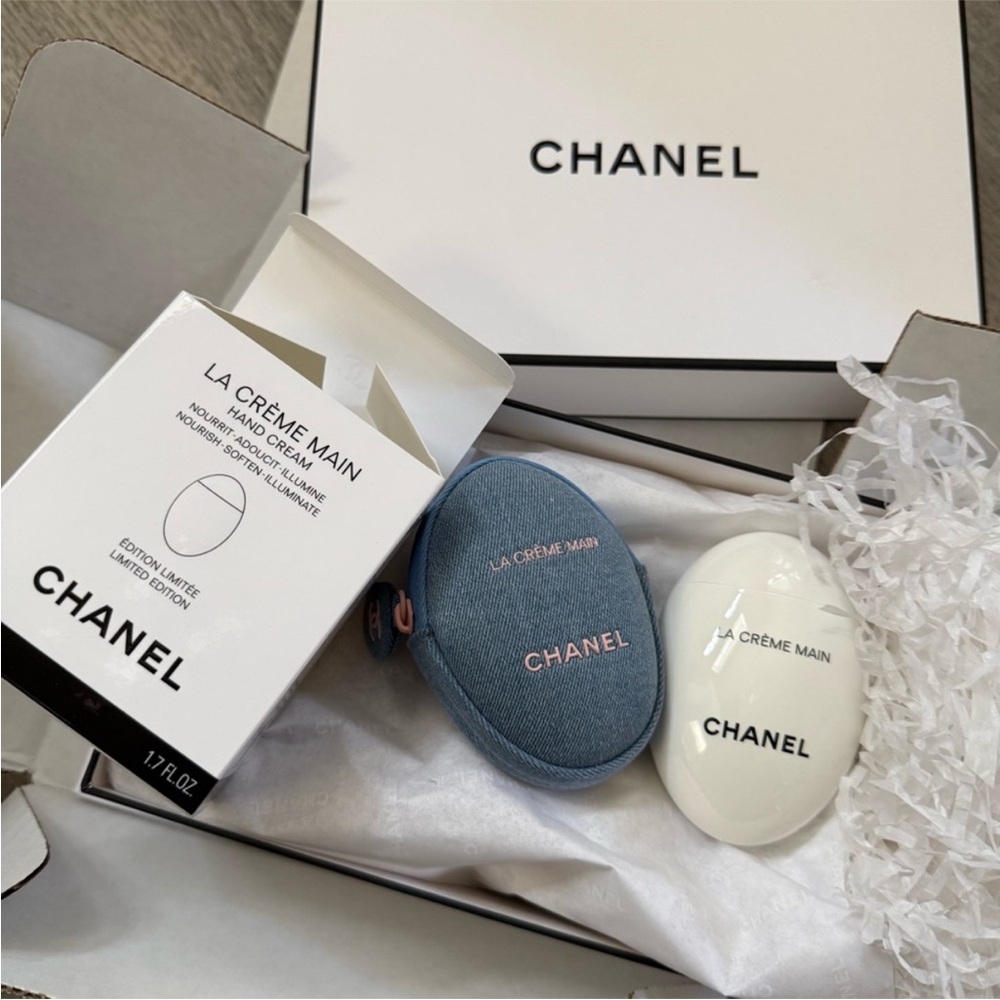Chanel 2026 DENIM LA CRÈME MAIN Hand and Nail Cream lotion LIMITED EDITION NEW! - Picture 4 of 4